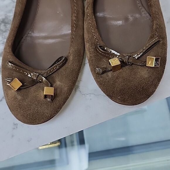 Authentic Louis Vuitton Brown Suede Slip on Flats Size 36 - Picture 5 of 5